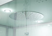 Maya Bath Platinum Anzio Steam Shower with TV - 57" x 37" x 88" - White - Left Side - Cottage Chest