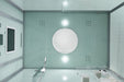 Maya Bath Platinum Anzio Steam Shower with TV - 57" x 37" x 88" - White - Left Side - Cottage Chest