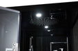 Maya Bath Arezzo Steam Shower with TV - 37" x 37" x 88" - Black - Left Side - Cottage Chest