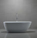 Legion Furniture 67" White Acrylic Freestanding Soaking Bathtub - Cottage Chest